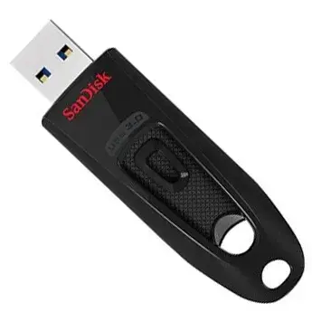 USB-Flash SanDisk 64GB USB 3.0 Type-A Ultra Чорний - фото - №4