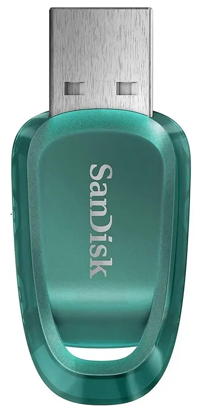 USB-Flash SanDisk 64GB USB 3.2 Type-A Ultra Eco Зелений - фото - №3