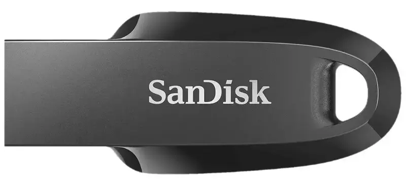 USB-Flash SanDisk 64GB USB 3.2 Type-A Ultra Curve Чорний фото