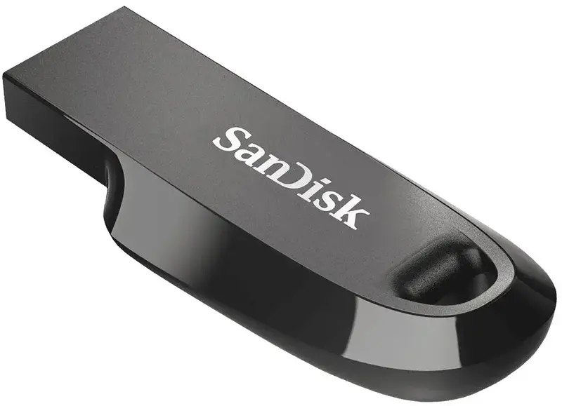USB-Flash SanDisk 64GB USB 3.2 Type-A Ultra Curve Чорний фото