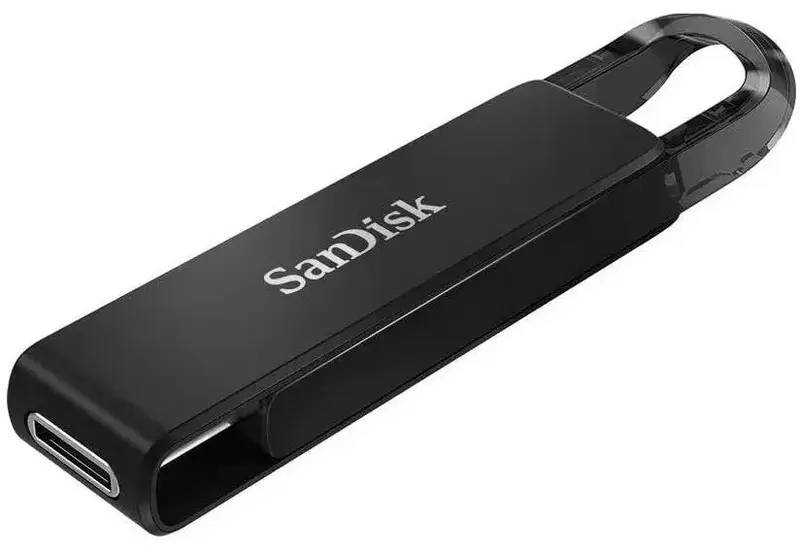 USB-Flash SanDisk 128GB USB 3.1 Type-C Ultra Черный - фото - №0