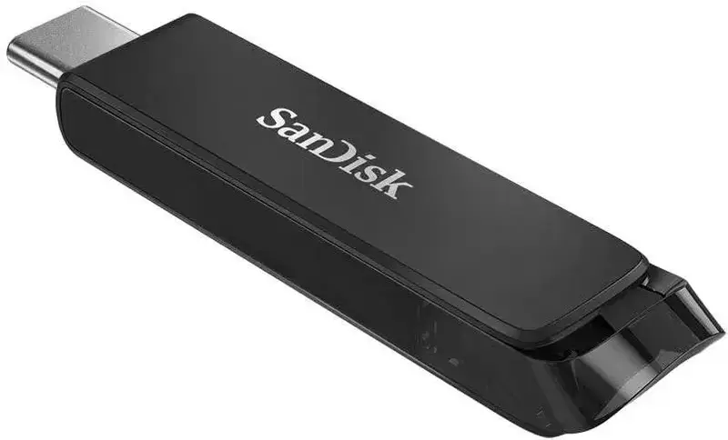 USB-Flash SanDisk 128GB USB 3.1 Type-C Ultra Черный - фото - №2