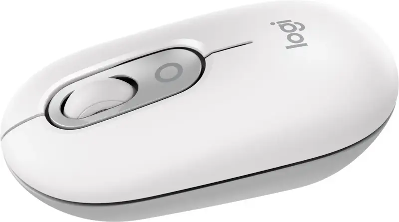 Мышь Logitech беспроводная POP Mouse with emoji Bluetooth белая фото