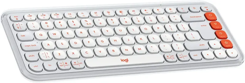 Клавиатура Logitech POP Ikon Keys UA беспроводная белая фото