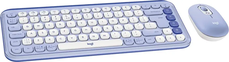 Комплект Logitech POP Ikon Combo UA бездротовий бузковий фото