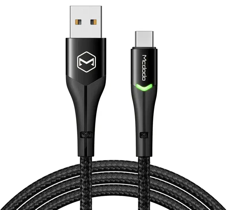Кабель USB - USB-C McDodo (CA-796) 6A Magnetic 1.2m черный фото