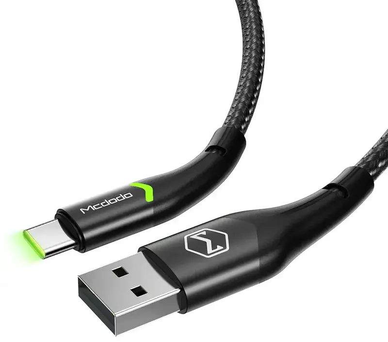 Кабель USB - USB-C McDodo (CA-796) 6A Magnetic 1.2m черный фото