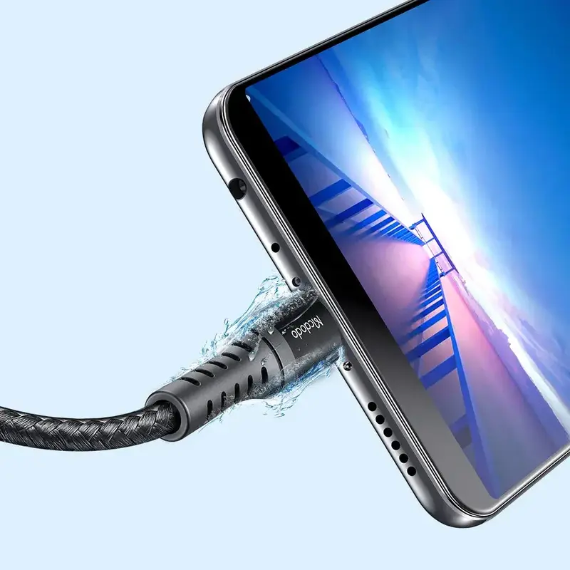 Кабель USB - MicroUSB McDodo (CA-228) 0.2m чорний - фото - №4