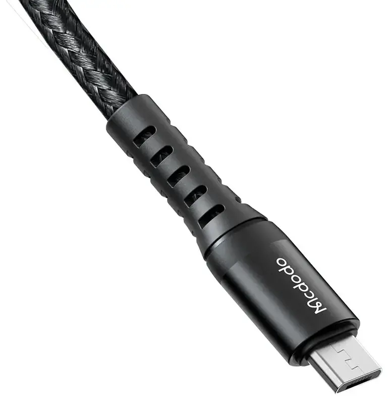 Кабель USB - MicroUSB McDodo (CA-228) 0.2m чорний - фото - №1
