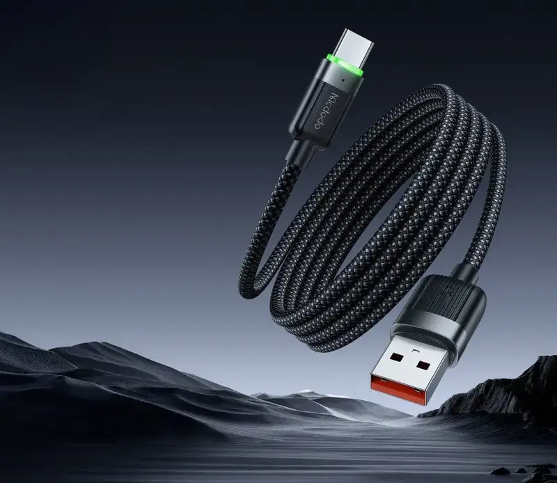 Кабель USB-USB-C McDodo (CA-565) Magnetic 6A 1.2m черный фото