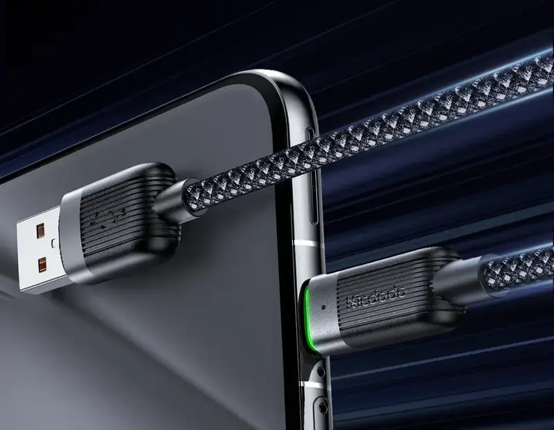 Кабель USB-USB-C McDodo (CA-565) Magnetic 6A 1.2m черный фото