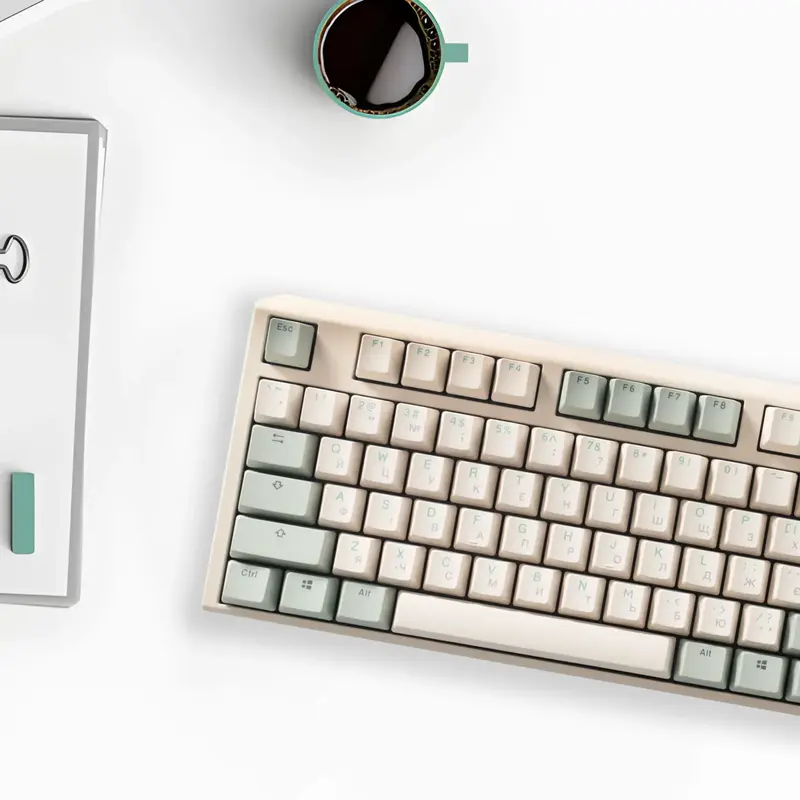 Ігрова клавіатура Ducky One 3 Cherry MX Brown Matcha Cream - фото - №14