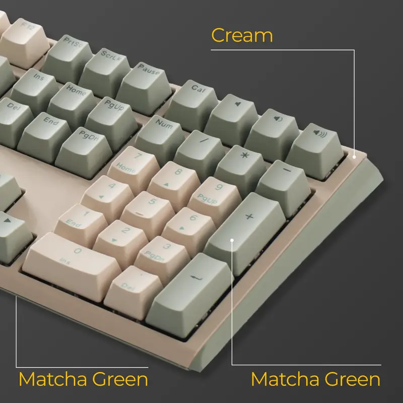 Ігрова клавіатура Ducky One 3 Cherry MX Brown Matcha Cream - фото - №11