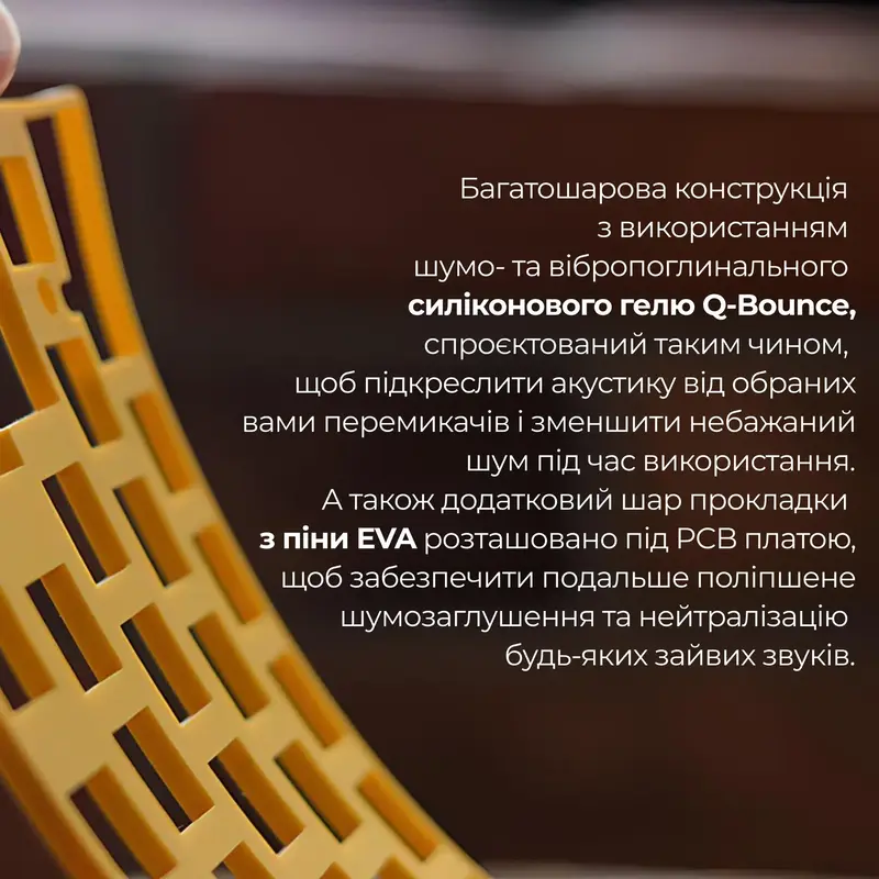 Ігрова клавіатура Ducky One 3 Cherry MX Brown Matcha Cream - фото - №9