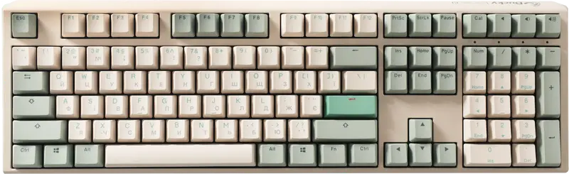 Ігрова клавіатура Ducky One 3 Cherry MX Brown Matcha Cream - фото - №0