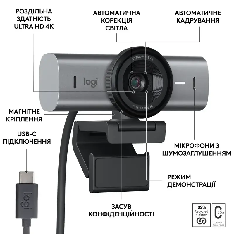 Веб камера Logitech Brio MX (960-001559) фото