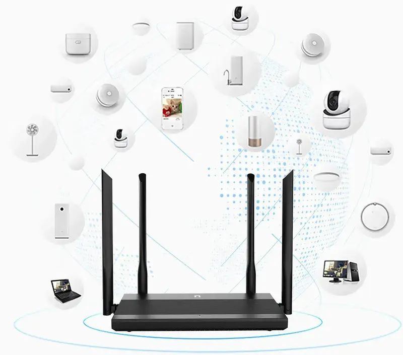 Iнтернет роутер Netis N3 AC1200, 3xGE LAN, 1xGE WAN, MESH фото