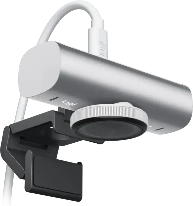 Веб камера Logitech Brio MX 4K Pale Grey (960-001554) - фото - №2