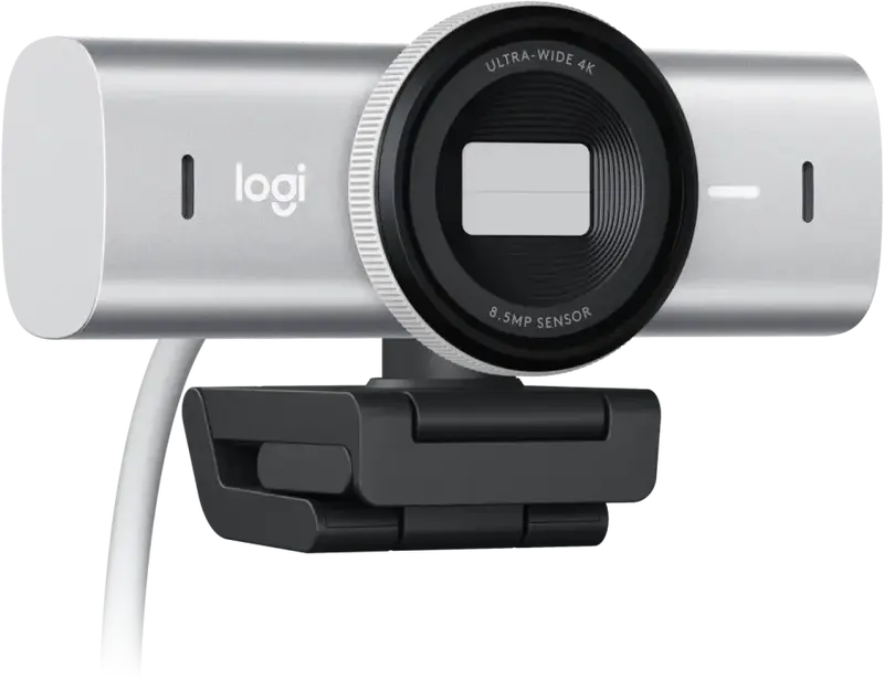 Веб камера Logitech Brio MX 4K Pale Grey (960-001554) - фото - №1