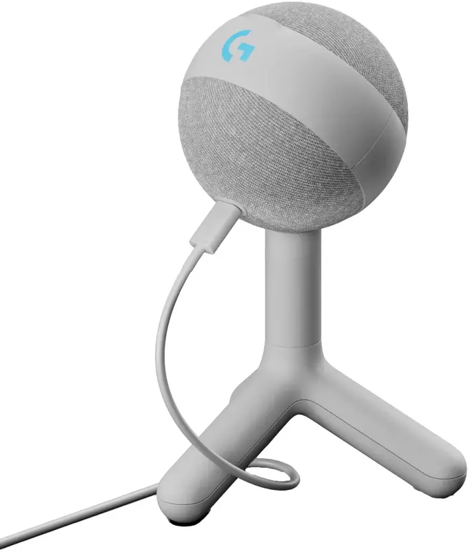 Микрофон Logitech G Yeti Orb RGB with LIGHTSYNC OFF White фото