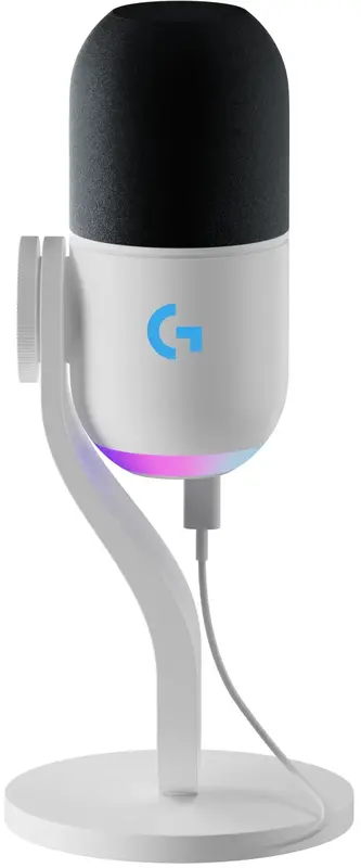 Мікрофон Logitech G Yeti GX Dynamic Gaming Mic with Lightsync OFF White - фото - №0