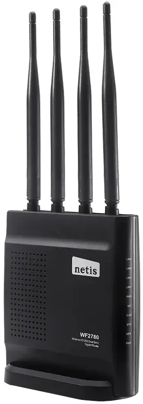 Интернет роутер Netis WF2780 AC1200, 4xGE LAN, 1xGE WAN, MESH фото