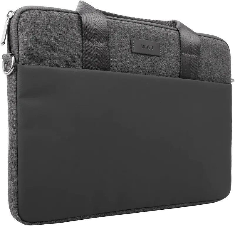 Сумка WIWU Minimalist Pro Laptop bag Pro 14" (Grey) - фото - №2