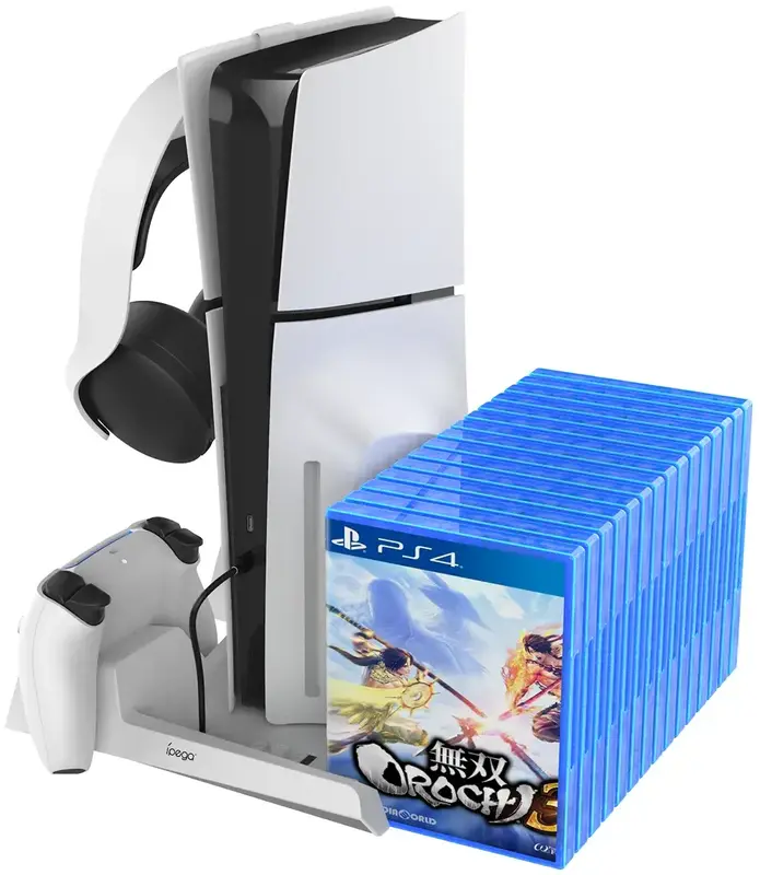 Подставка iPega PG-P5S023 для PlayStation 5 Slim с зарядкой для геймпадов фото