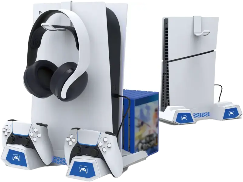 Подставка iPega PG-P5S023 для PlayStation 5 Slim с зарядкой для геймпадов фото