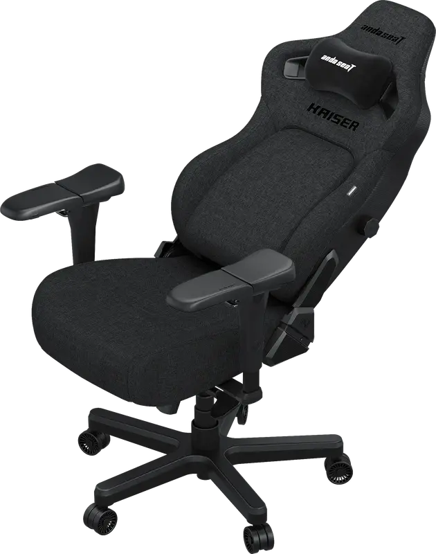 Игровое кресло Anda Seat Kaiser 4 Size XL Dark Gray Linen Fabric фото