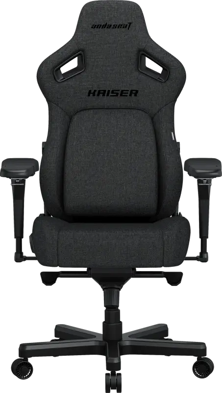 Игровое кресло Anda Seat Kaiser 4 Size XL Dark Gray Linen Fabric фото