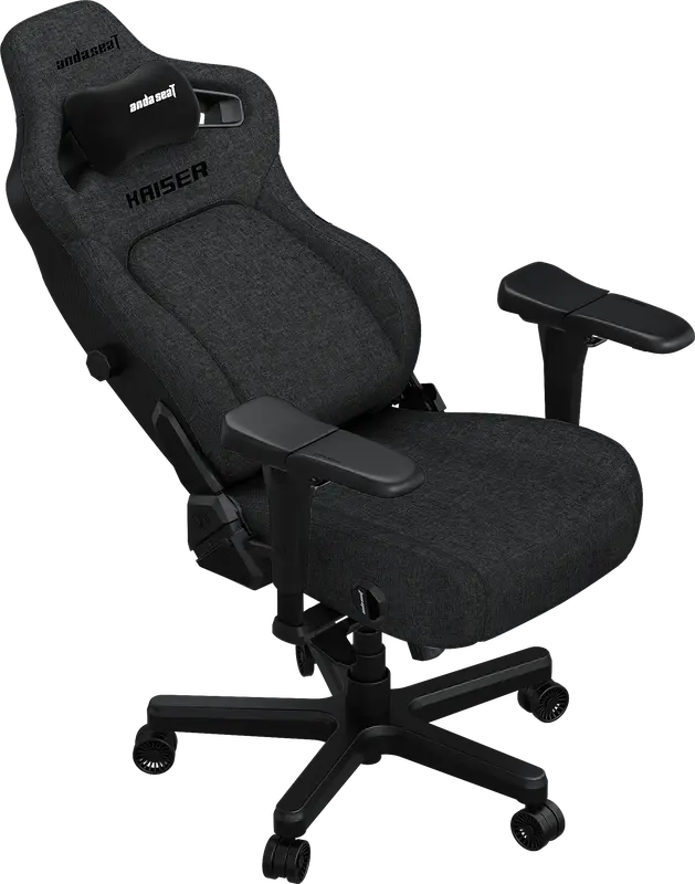 Игровое кресло Anda Seat Kaiser 4 Size XL Dark Gray Linen Fabric фото