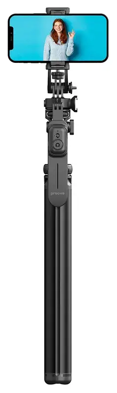 Трипод Proove Elevate X Selfie Stick (2055 mm) (black) фото