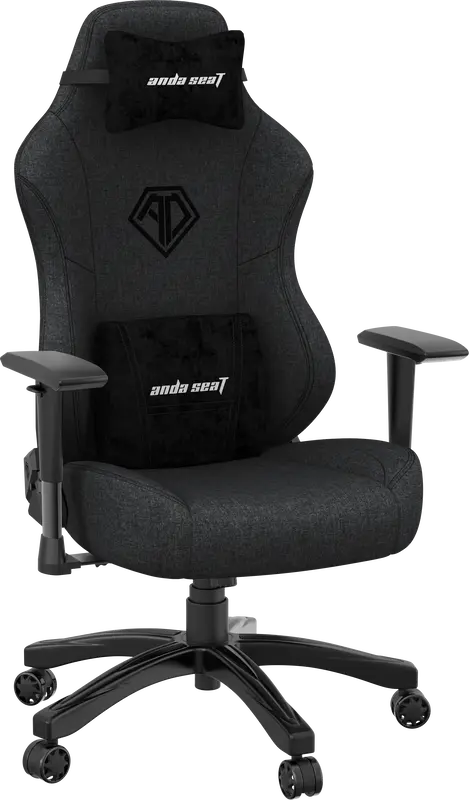 Игровое кресло Anda Seat Phantom 3 Size L Dark Gray Linen Fabric фото