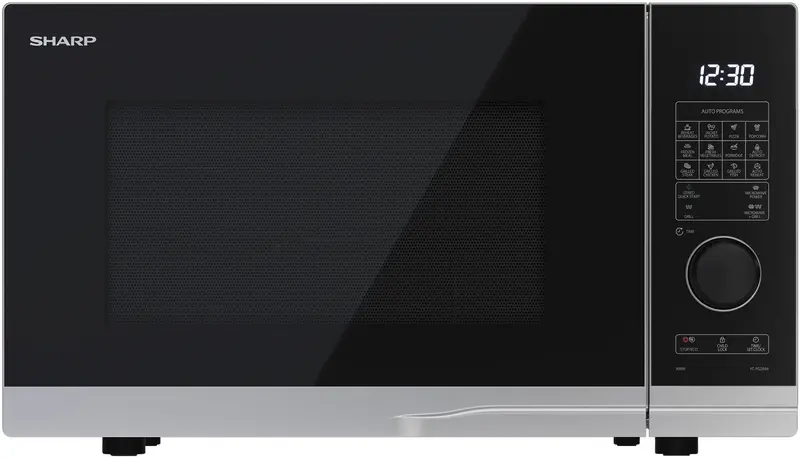 Мікрохвильова піч SHARP YC-PG254AE-S - фото - №0