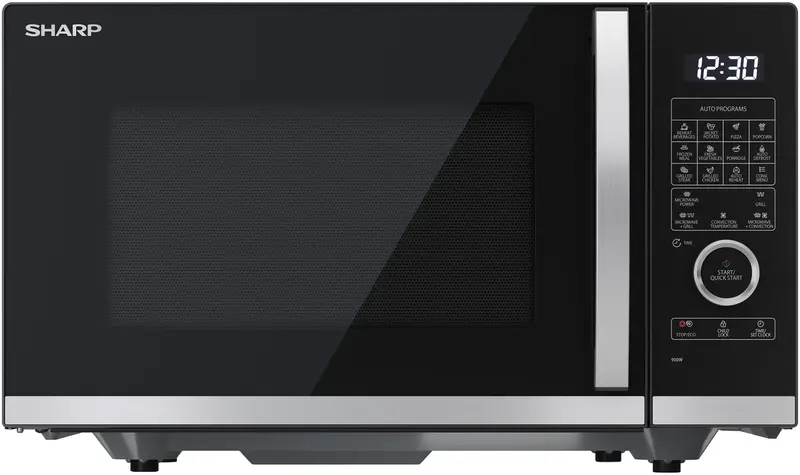 Мікрохвильова піч SHARP YC-QC254AE-B - фото - №0
