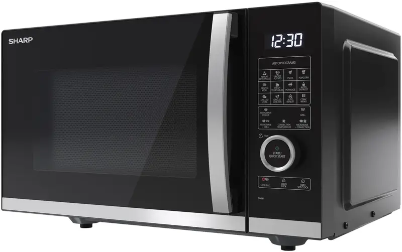 Мікрохвильова піч SHARP YC-QC254AE-B - фото - №2