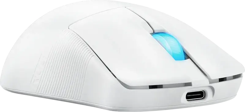 Миша ігрова ASUS ROG Harpe Ace Mini White - фото - №6