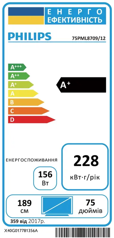 Телевизор Philips 75PML8709/12 фото