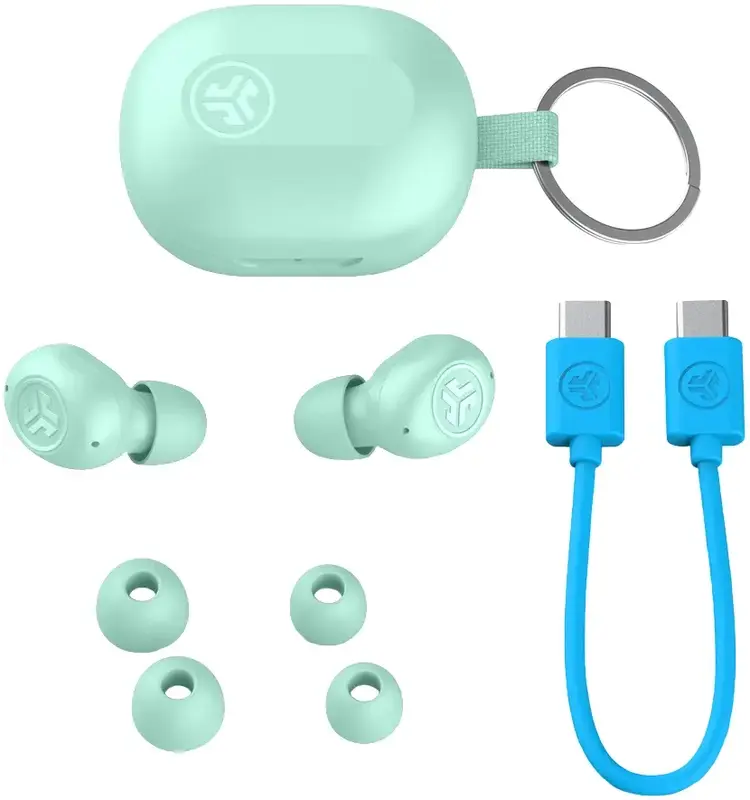 Навушники JLab JBuds Mini Mint Green - фото - №7