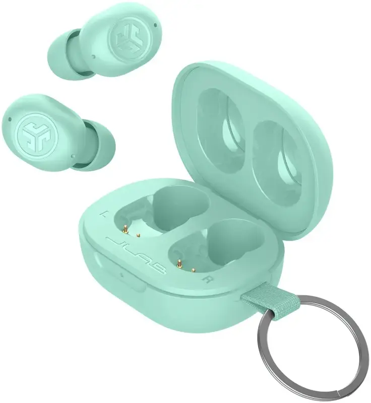 Навушники JLab JBuds Mini Mint Green - фото - №1