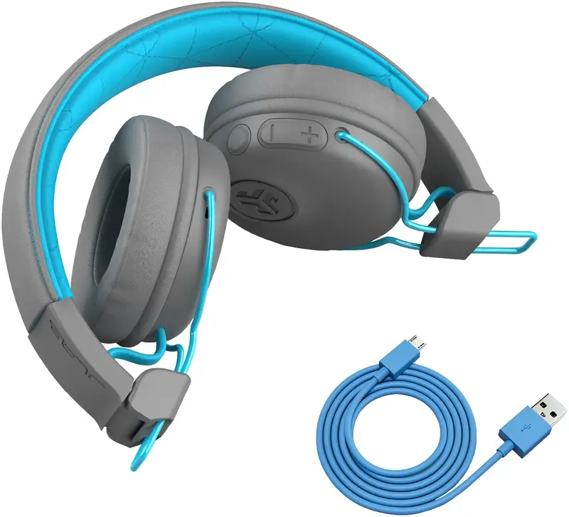 Навушники JLab Studio Wireless On Ear Blue Gray фото