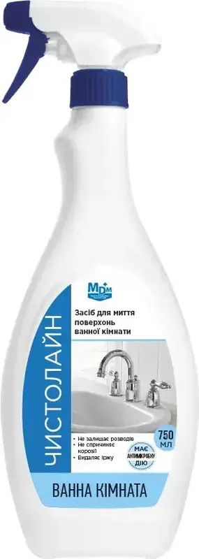 Засіб миючий Чистолайн Ванна кімната 750 мл - фото - №0
