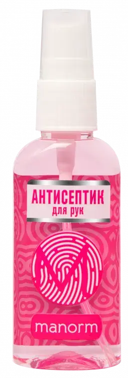 Антисептик для рук Manorm Coral, 50 мл - фото - №0