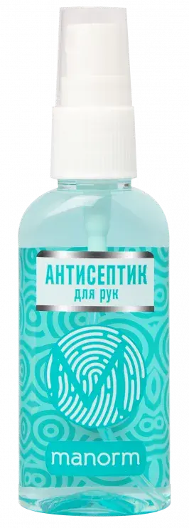 Антисептик для рук Manorm Malachitе, 50 мл - фото - №0