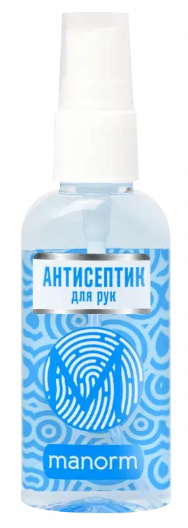 Антисептик для рук Manorm Aquamarine, 50 мл фото