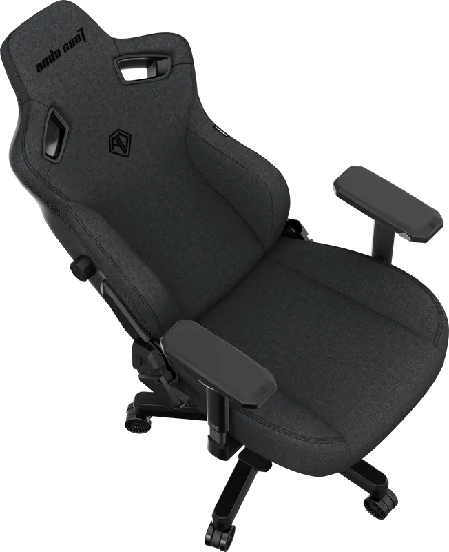 Игровое кресло Anda Seat Kaiser 3 Size L Dark Grey Linen Fabric фото