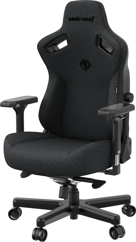 Игровое кресло Anda Seat Kaiser 3 Size L Dark Grey Linen Fabric фото
