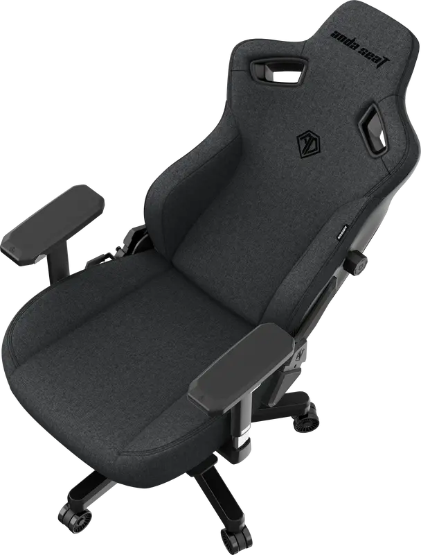 Игровое кресло Anda Seat Kaiser 3 Size L Dark Grey Linen Fabric фото
