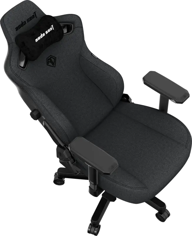 Игровое кресло Anda Seat Kaiser 3 Size L Dark Grey Linen Fabric фото